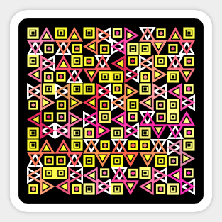 Tiled geometric pattern Sticker